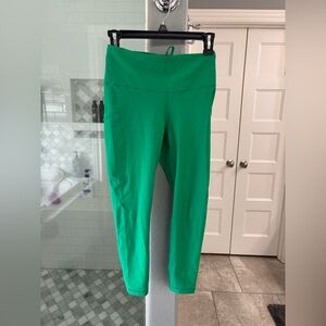 Athleta Interval Stash Green Leggings